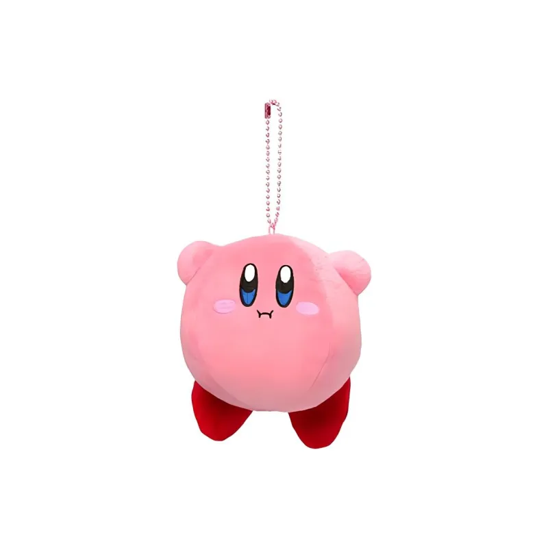 Kirby Balloon Kabi Pendant Pink Dolls Plush Pendant 11cm Height-0