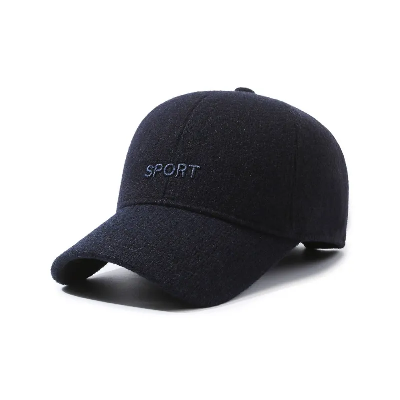 BOOLFEN Woolen Baseball Caps Unisex-0