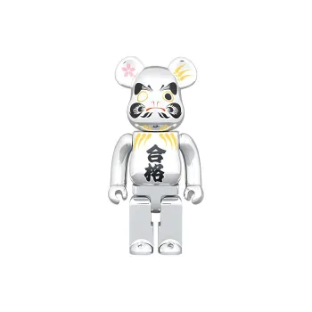 BE@RBRICK Bodhidharma Passed Silver Plated