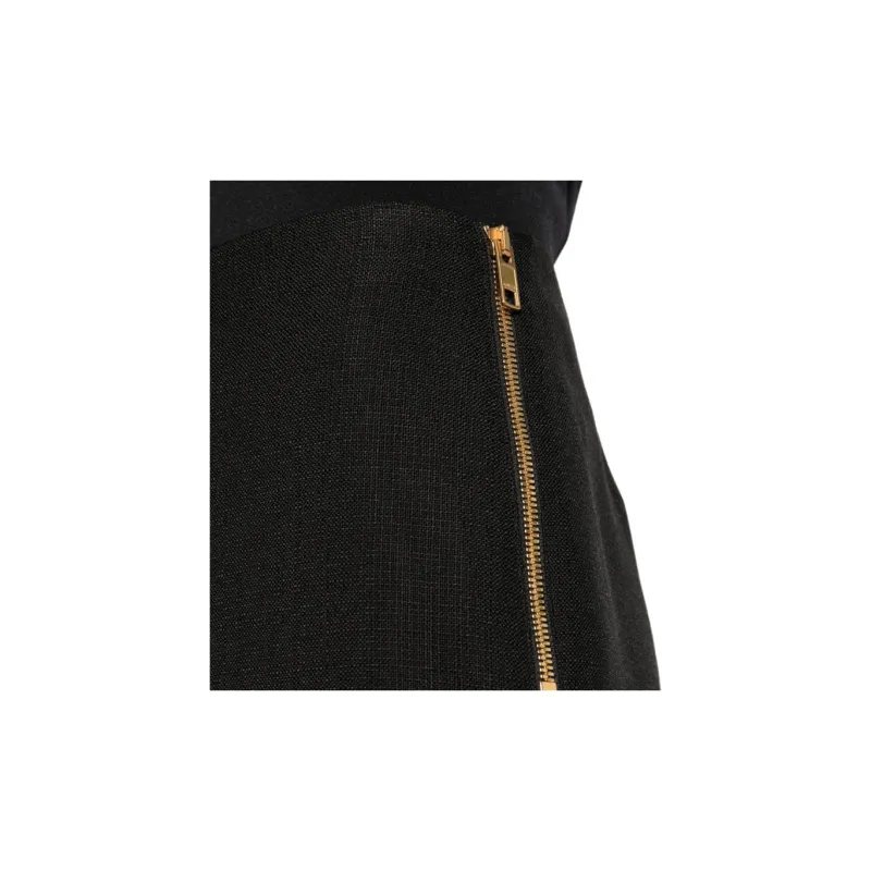 GUCCI Pleat Front Cropped Trousers-4