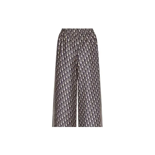 DIOR Pajama Pants Women's Marine Blue-4