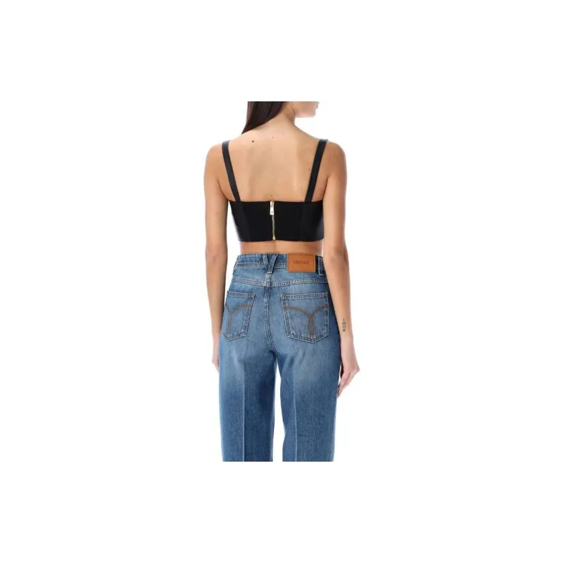 VERSACE Medusa Hardware Straps Bustier-2