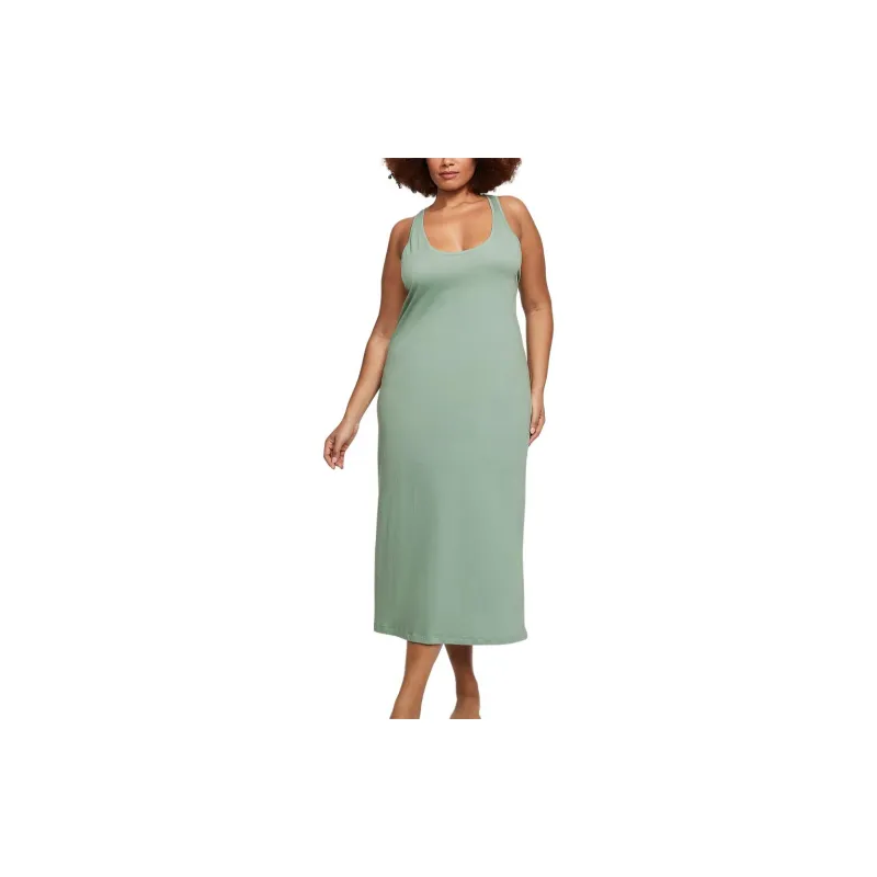 Victoria's Secret Tank Maxi Sleepshirt/Seasalt Green Nightgown Women's Sea Salt Green-1
