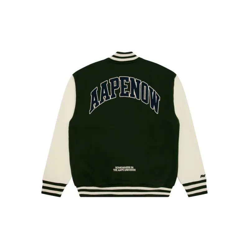 Aape Logo Baseball Jacket-1