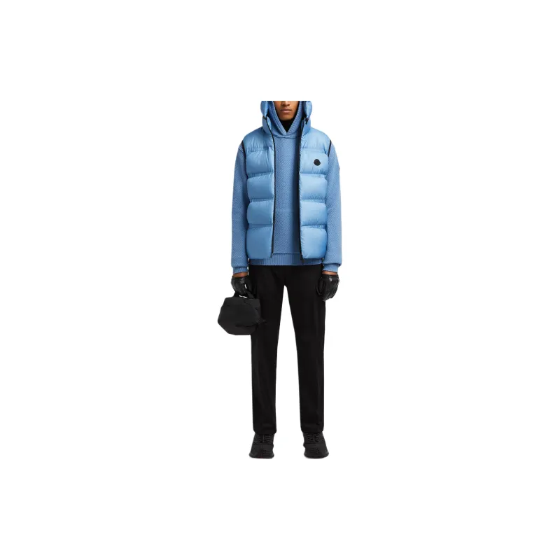 Moncler Zip Up Hooded Padded Gilet-1