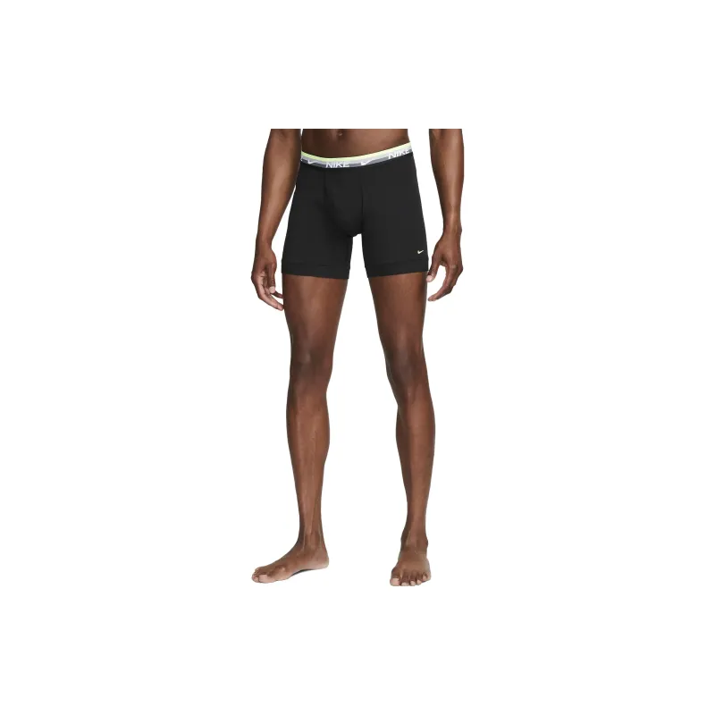 Nike Dri-FIT Essential Cotton Stretch Boxer Shorts Men's 3 Pack Black-2