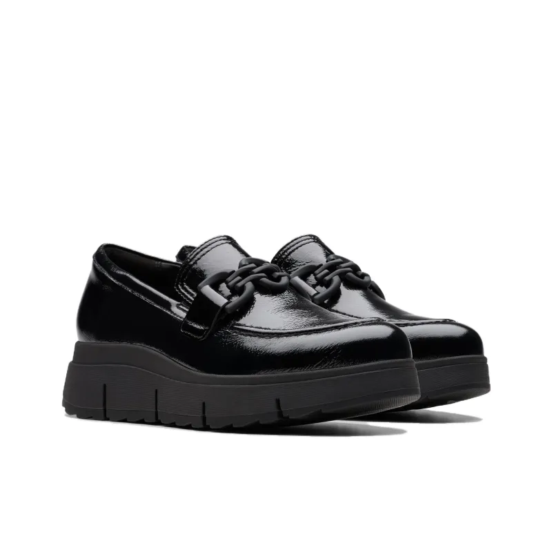 Clarks Loafers Women's Black Patent Leather-2