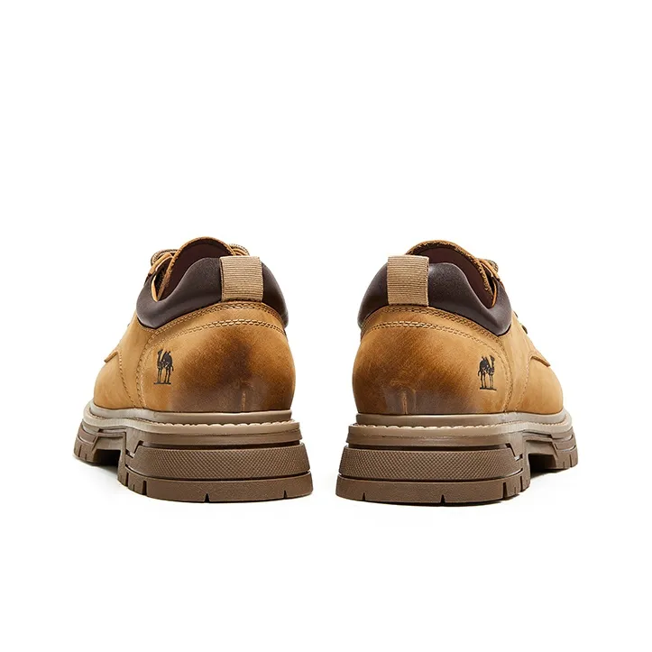 CAMEL Men's Casual Shoes Men Low Top Desert Yellow, Non Enzyme Brown-3