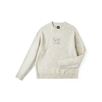 Lee FW24 Sweater Unisex Oat Gray