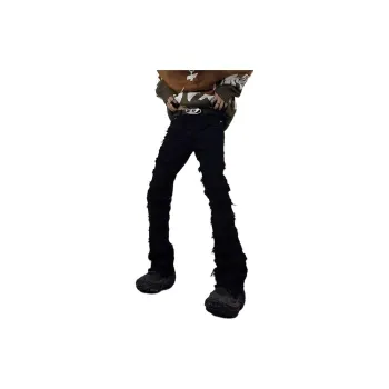 MGXEK Jeans Unisex Black