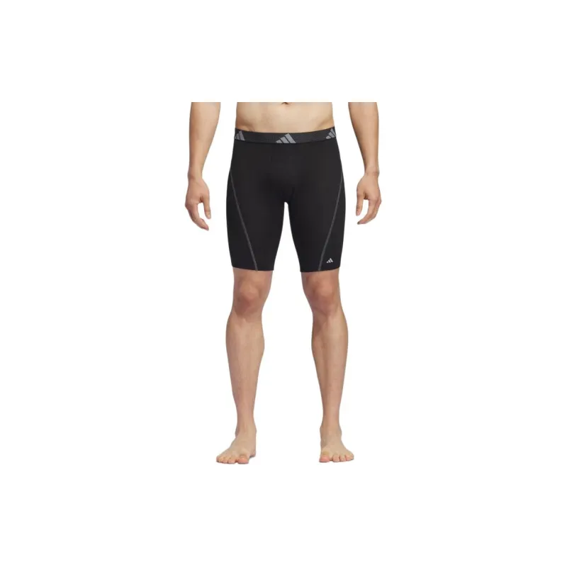 Adidas Free Shipping With AdiClub Performance Mesh Graphic Long Boxer Briefs 3 Pack-1