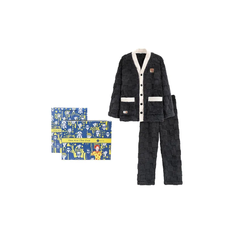Xiang Ning Pai Pajama Set Unisex Night Black-7