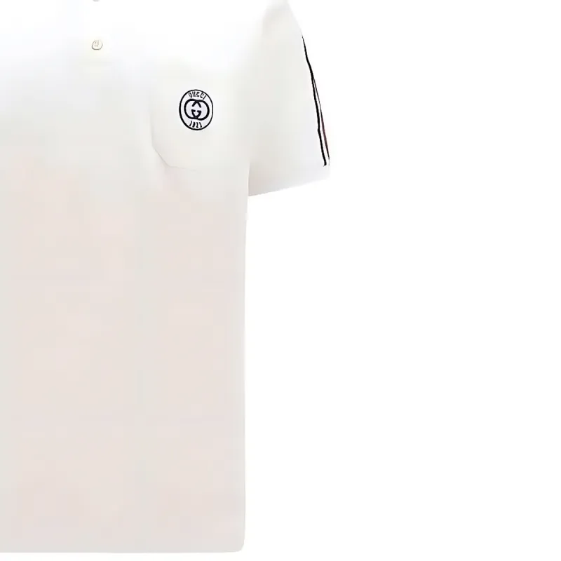 GUCCI Polo Shirts Men White-7