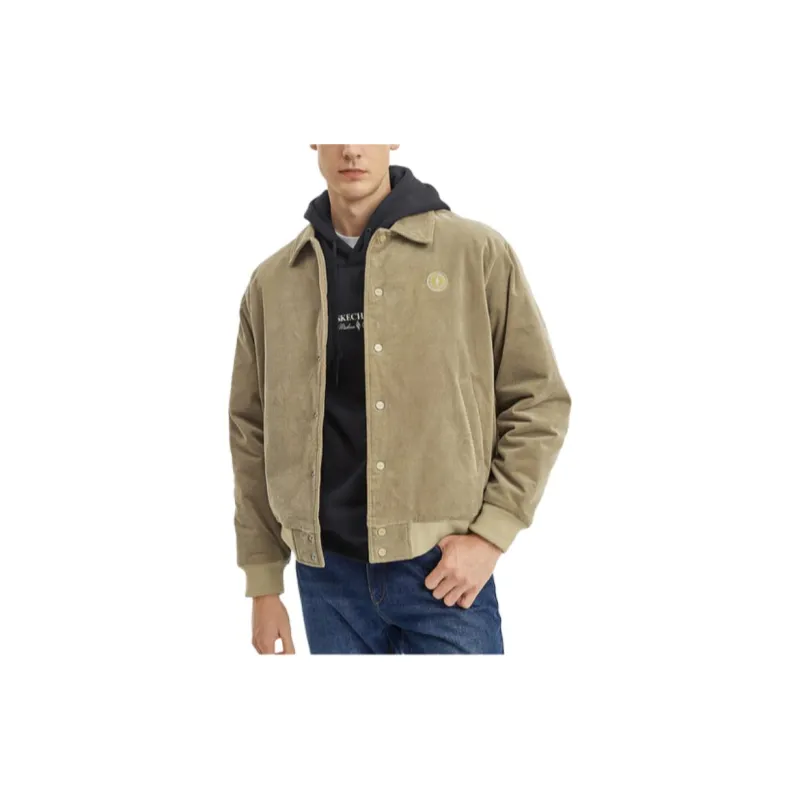 Skechers Puffer Jacket Men's Kelp Umber-2