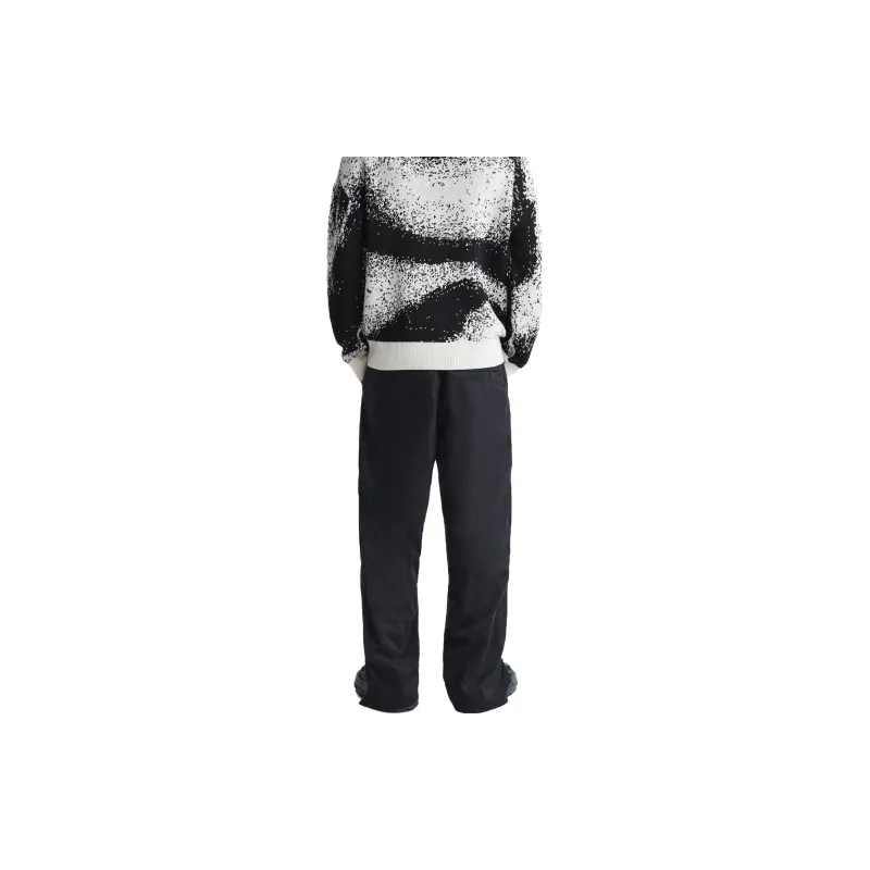 ZARA Knitted Sports Pants Men's Black-3