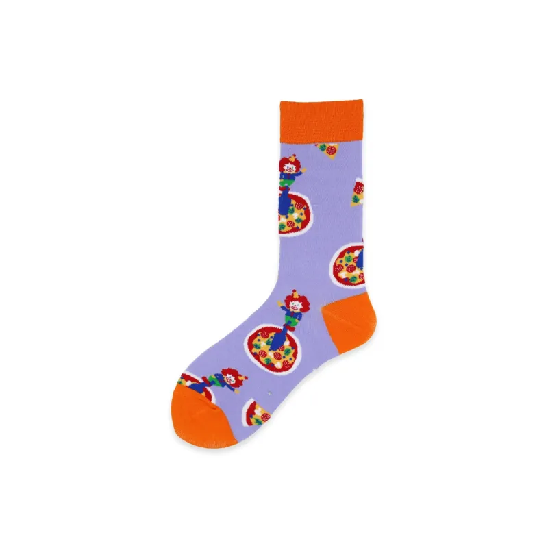 Flowers In Water Mid Calf Socks Men's 4 Pack-1