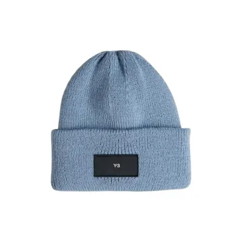Y 3 Logo Patch Knit Beanie