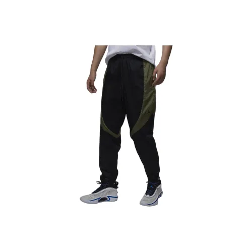 Jordan Sport Jam Casual Pants Men Black/Medium Olive Green/Black