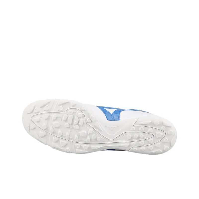 Mizuno Slip Resistant Soccer Shoes Men's White Blue-4