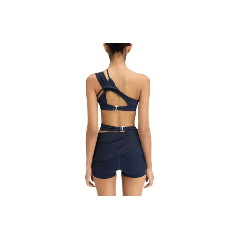 Nike X Nike La Brassière Drapée Sports Bra Dark Obsidian-2