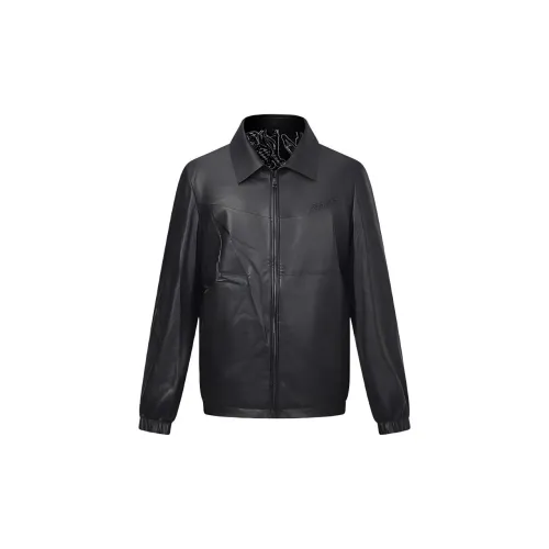 RARE Leather Jackets Men Black