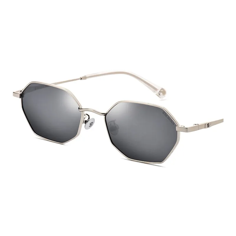 SEROVA Alloy Oval Sunglasses Unisex-1