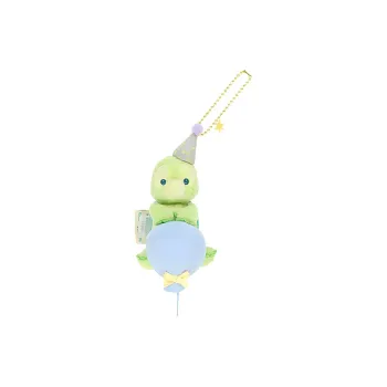 Disney 'Olu Mel 40th Anniversary Balloon Party Green Dolls Plush Pendant 14cm Height Tokyo Disney