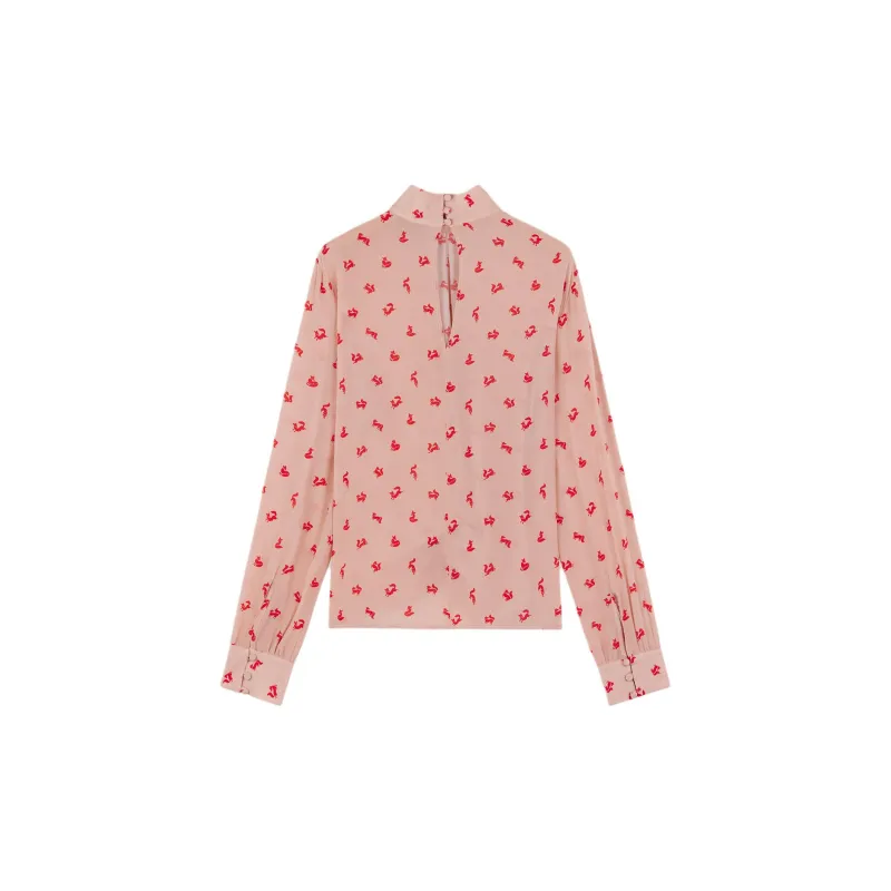 Maison Kitsune FW24 Shirt Women's Pasture Rose-1