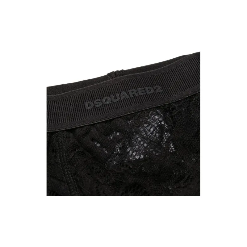 DSQUARED 2 Logo Laced Stretch Boxers-2