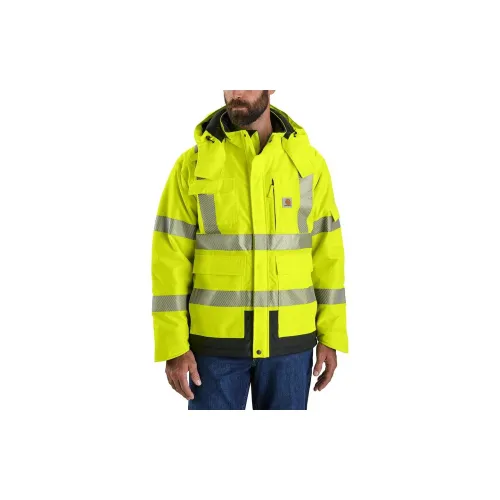 Carhartt Jackets Men Bright Lime / Obsidian Gray