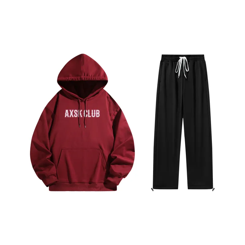 A.X.S.K Sweatshirt Sets Unisex-16