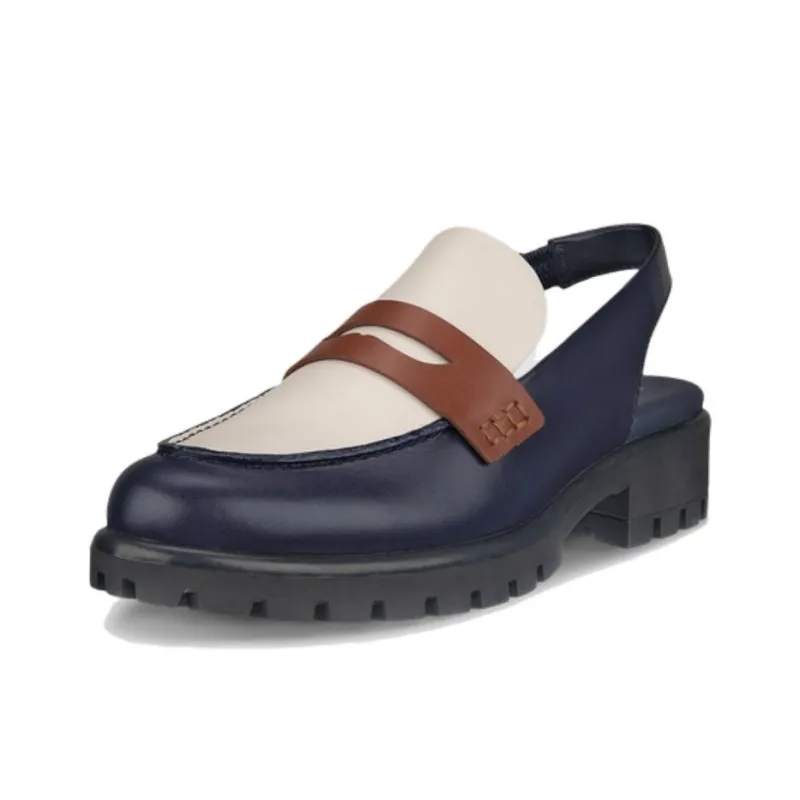Ecco Casual Single Shoes Women's Blue-2