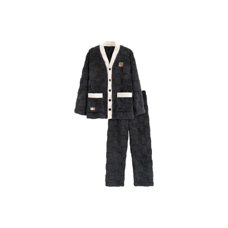 Xiang Ning Pai Pajama Set Unisex Night Black-5