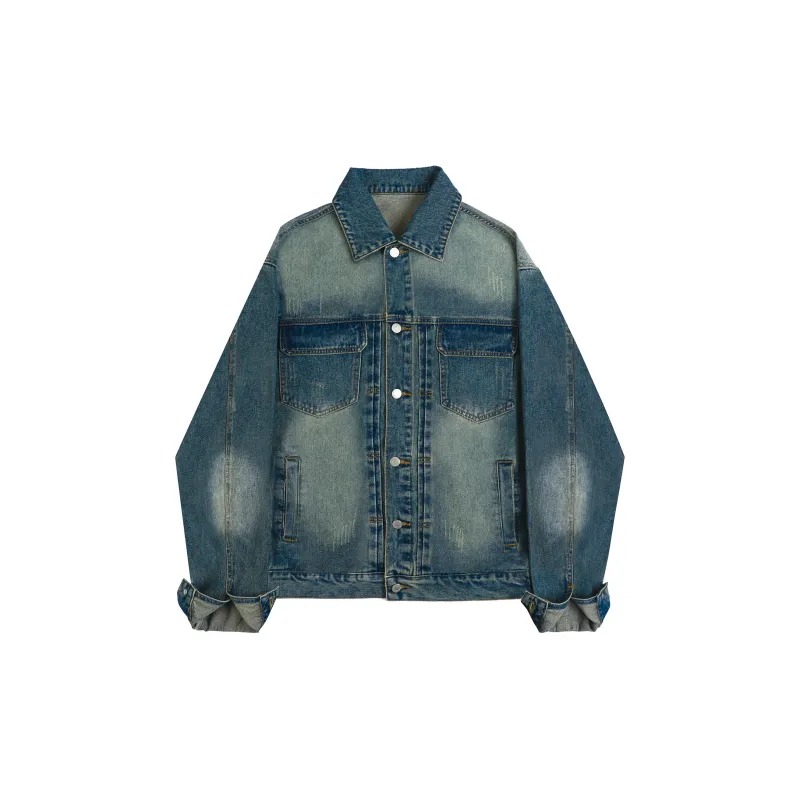 Wen Shan Denim Jacket Women's Dark Blue-1