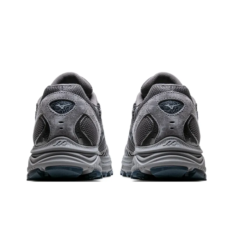 Mizuno Racer ADV Cushioning, Wear Resistant Low Top Running Shoes Unisex Dark Gray-4