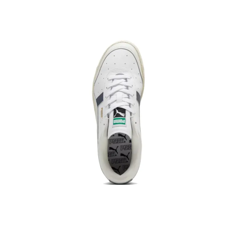 PUMA Anti Slip Wear Resistant Low Top Skateboard Shoes Men's White-3