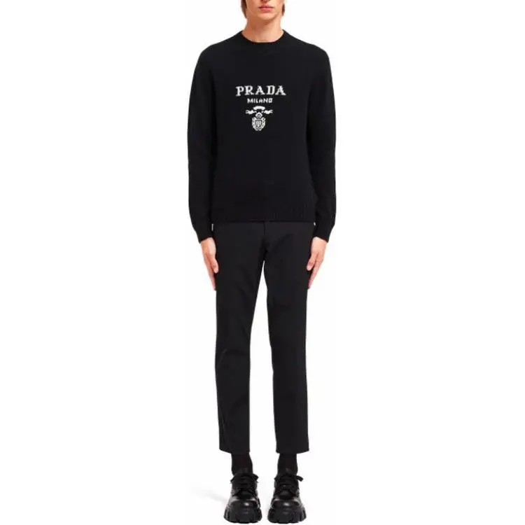 PRADA Cashmere Sweaters Men Dark Blue-1