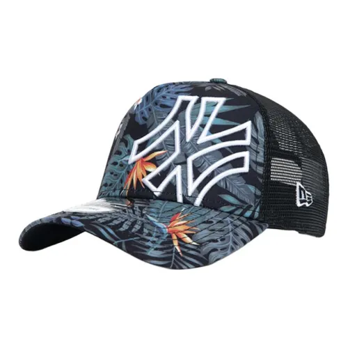 Pink bucket hat with a monogram pattern from Black