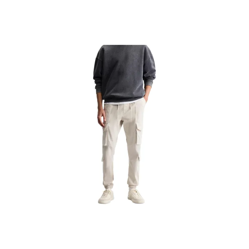 ZARA Cargo Pants Men Beige-2