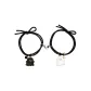 Small Ghost Heart Magnetic (1 Pair)