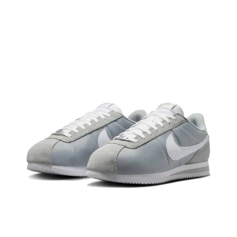 Nike Cortez Textile Flat Silver White-2