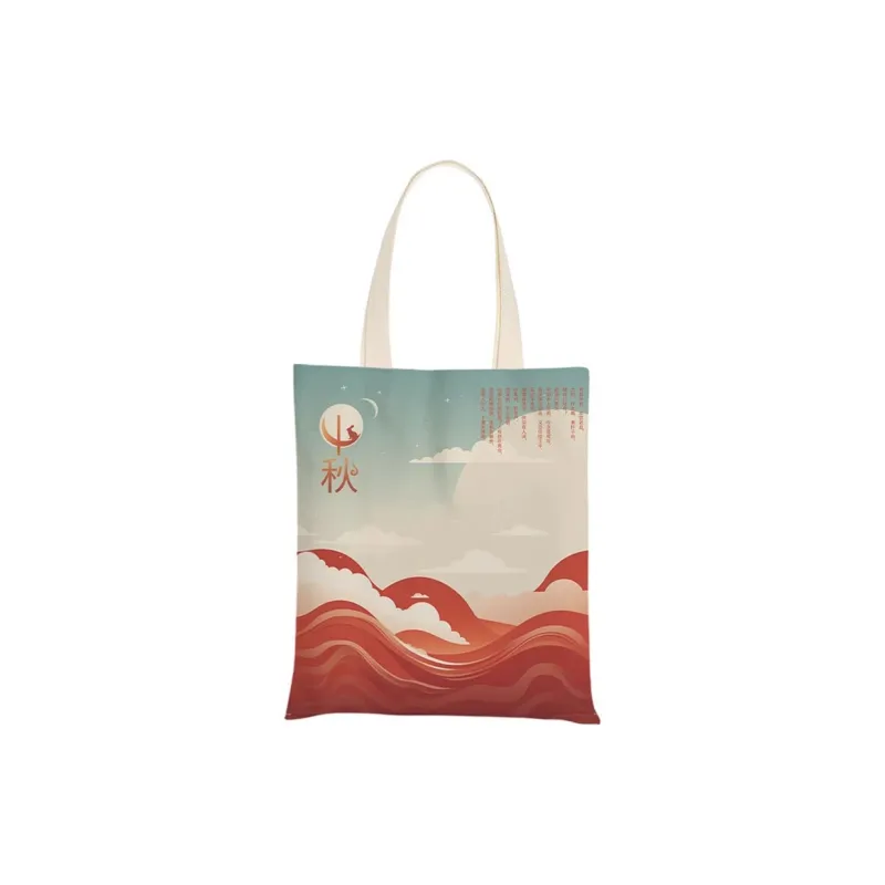 AOSONG Canvas Bag, Tote Bag, Shopping Bag, Handbag, Shoulder Bag Regular Unisex Multicolor-17