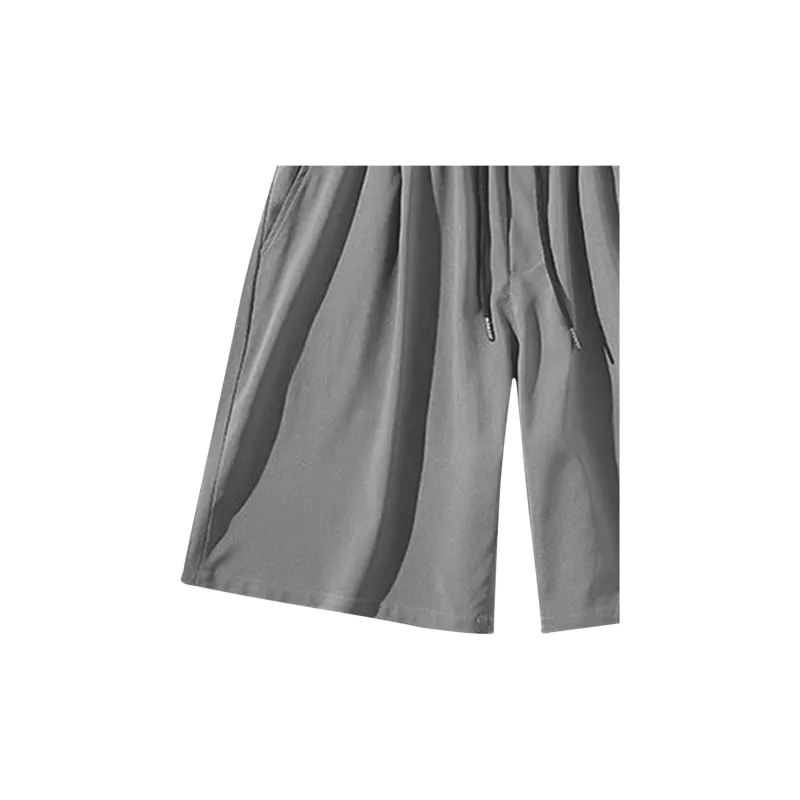 Flowers In Water Pajama Pants Men's Dark Gray-3