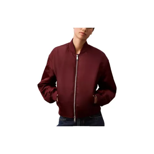 Calvin Klein Jackets Women's Cherry Wood Red