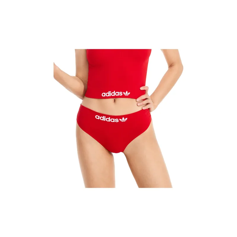 Adidas Originals Comfortable Skin-Friendly Breathable Anti-Friction Anti-Ballooning Women's 1 Pack Red-3