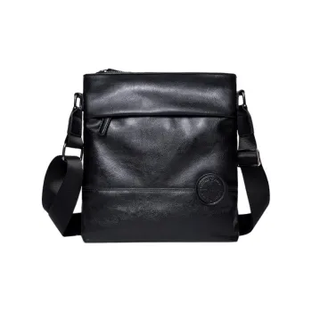 Victorian Traveler PU Shoulder Bag Men's Black