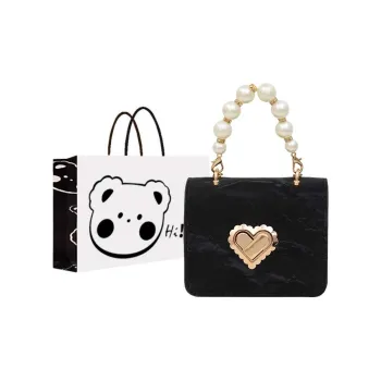 NX DOUGHNUT Nylon Handbag Shoulder Bag Crossbody Bag Women's Black/White/Blue/Pink/Silver