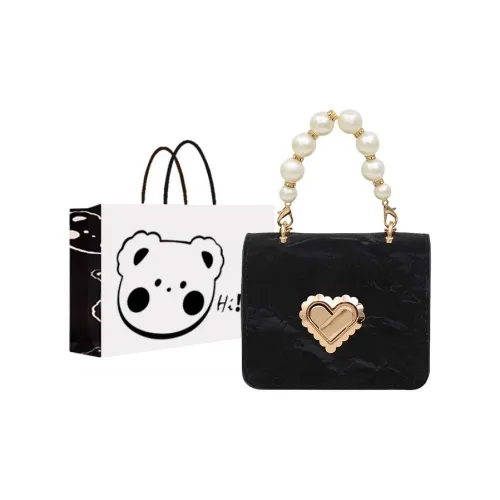 NX DOUGHNUT Nylon Handbag Shoulder Bag Crossbody Bag Women's Black/White/Blue/Pink/Silver