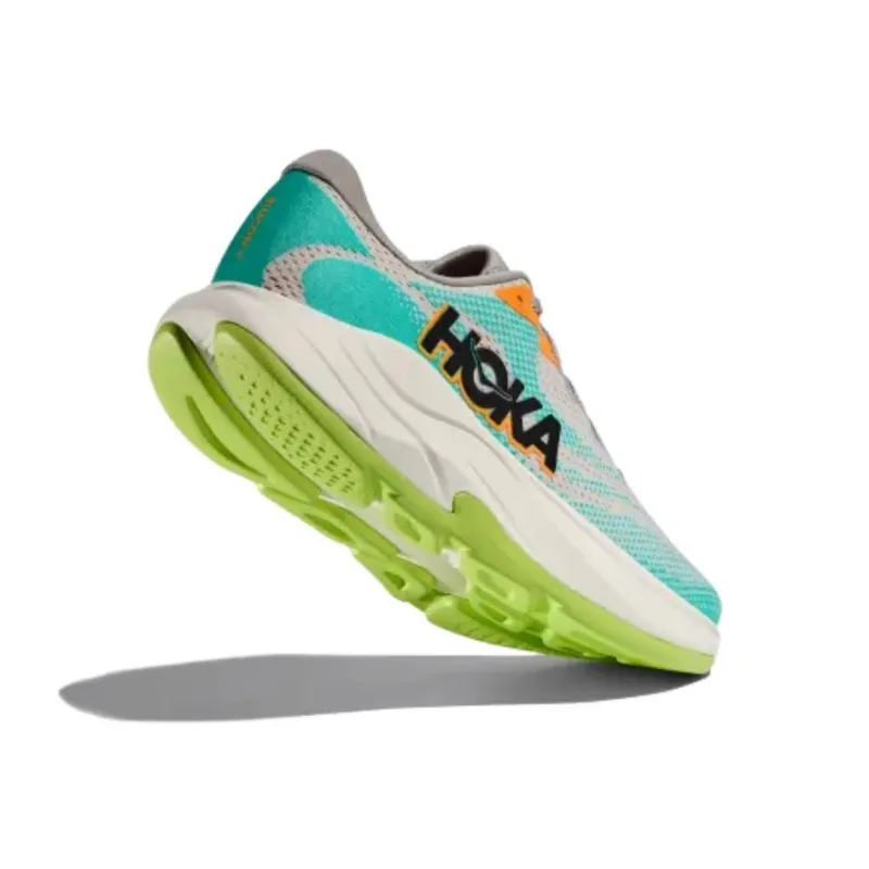 HOKA ONE ONE RINCON 4 Anti-Slip Wear-Resistant Low-Top Running Shoes Men's Gray Green-4