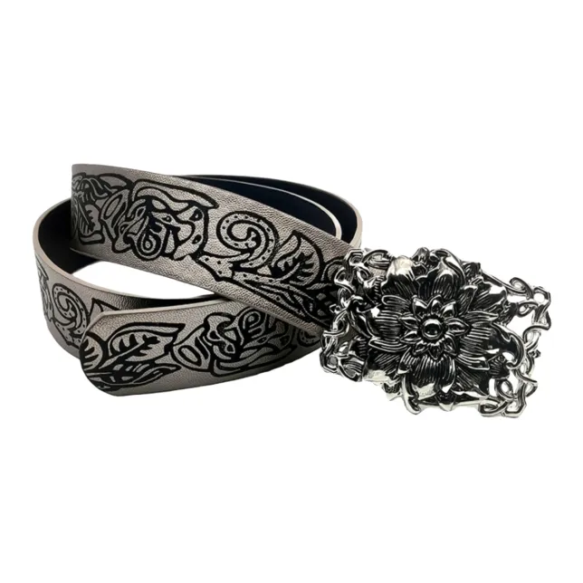 Emperor Penguin PU Artificial Leather Belts Unisex 3.8cm-2